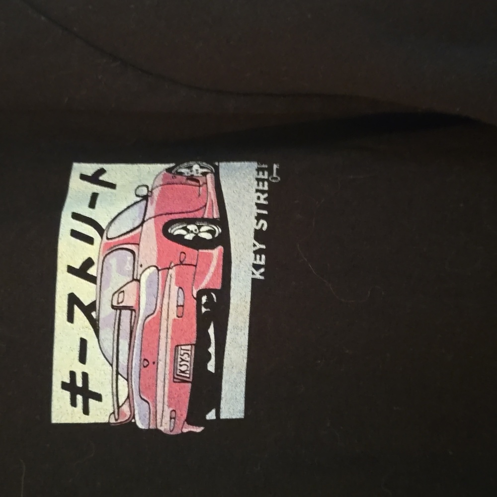 Black Long Sleeve Key Street Shirt - Picture 2 of 5
